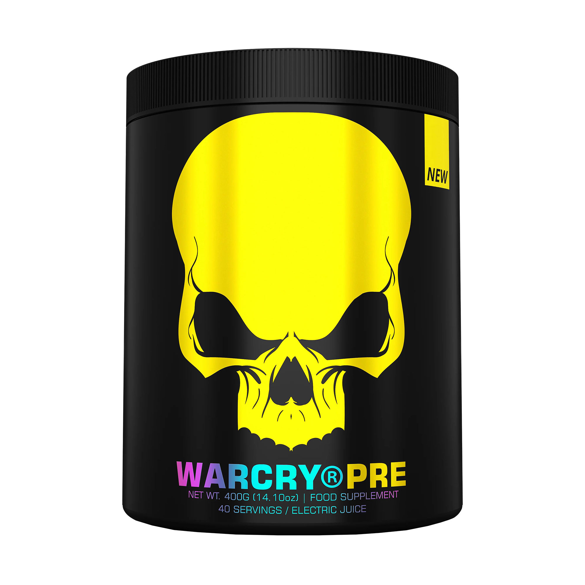 Передтренувальний комплекс Genius Nutrition Warcry (New Formula) Електричний сік, в порошку, 400 г