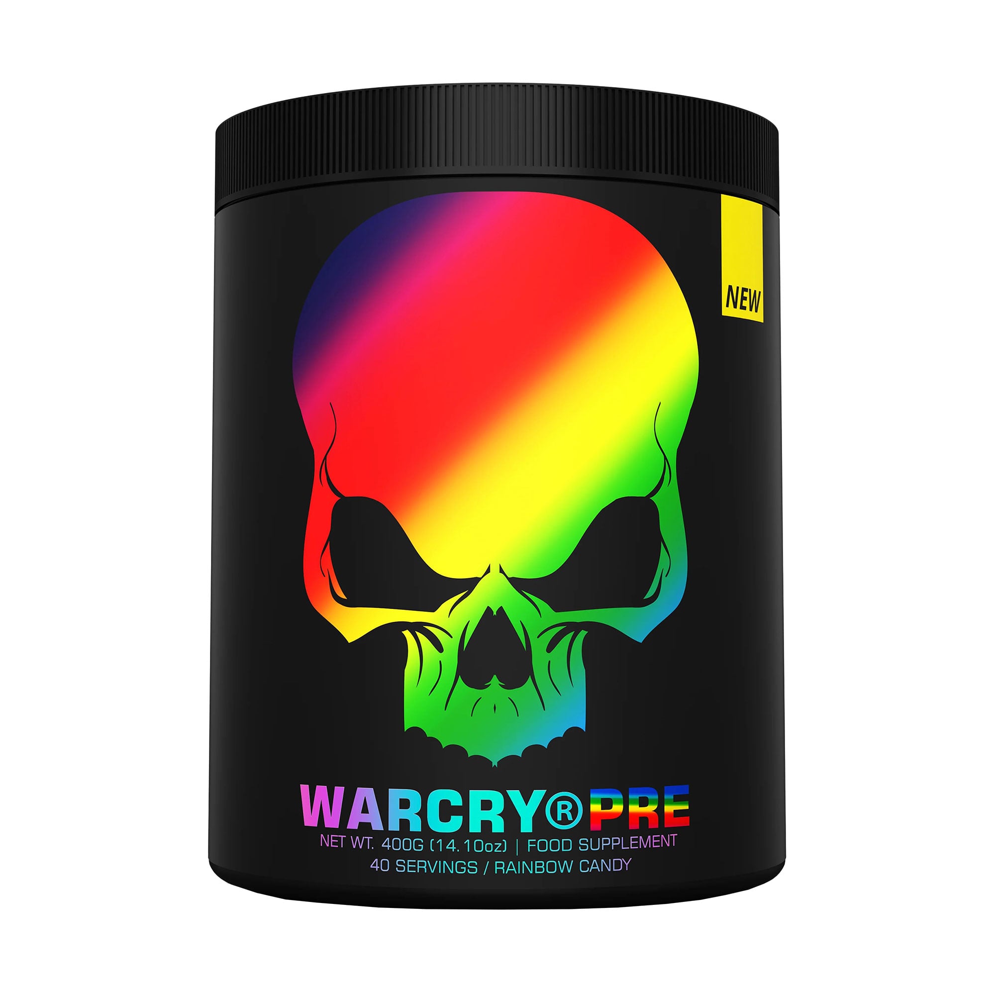 Передтренувальний комплекс Genius Nutrition Warcry (New Formula) Цукерка, в порошку, 400 г