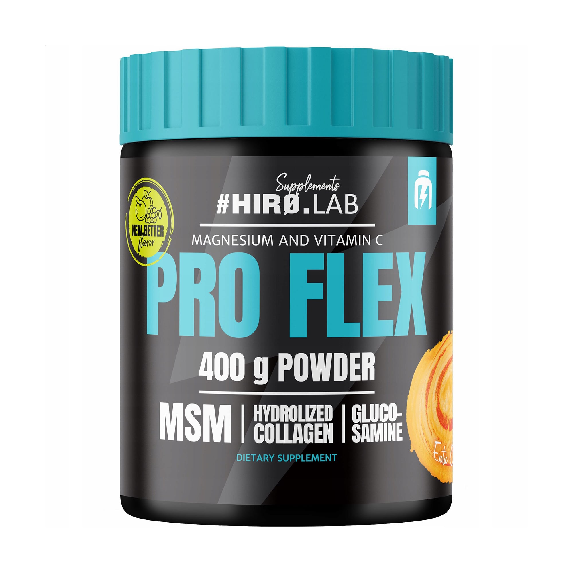 Передтренувальний комплекс Hiro.Lab Pro Flex Екзотичний коктейль, в порошку, 400 г