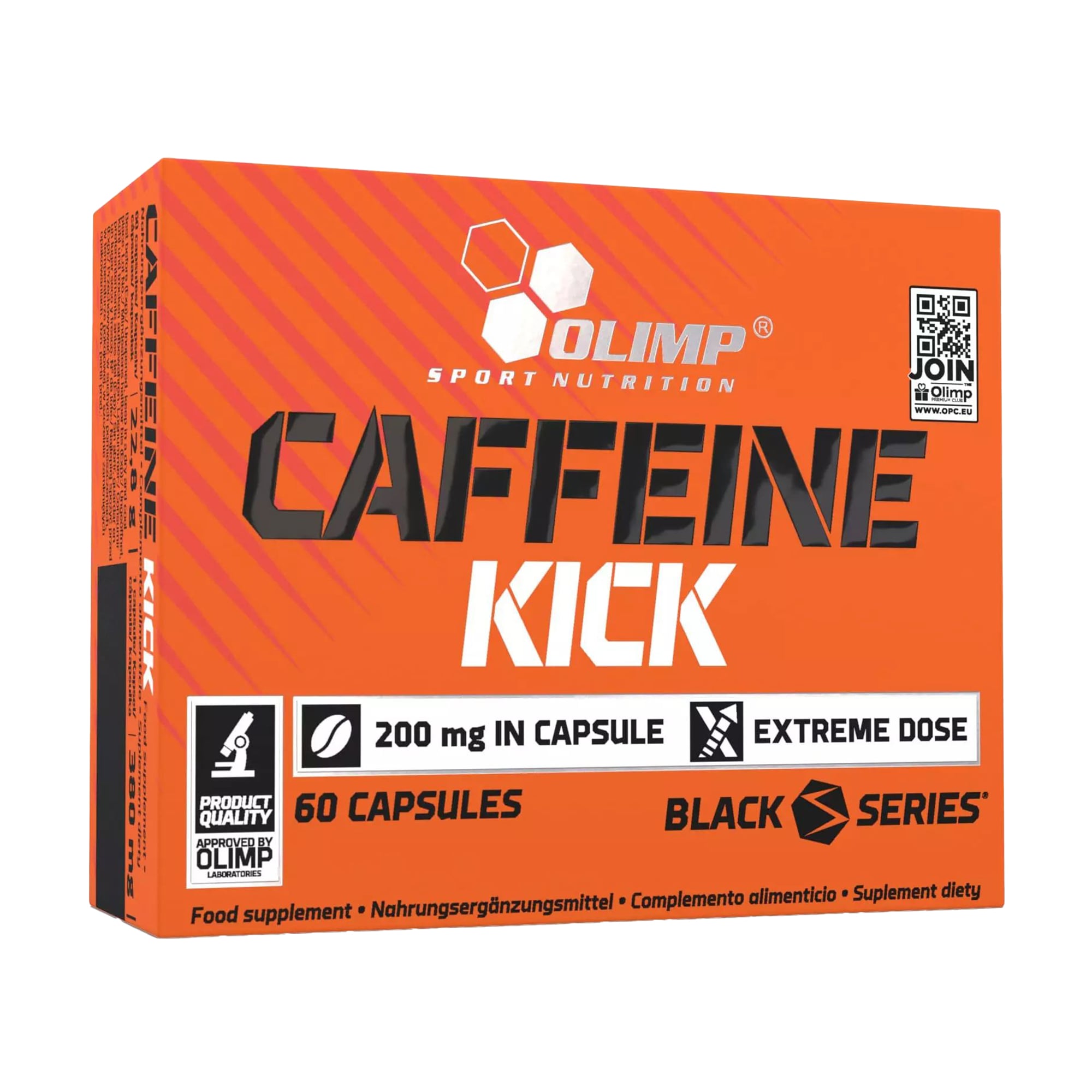 Передтренувальний комплекс Olimp Sport Nutrition Caffeine Kick 200 мг, 60 капсул