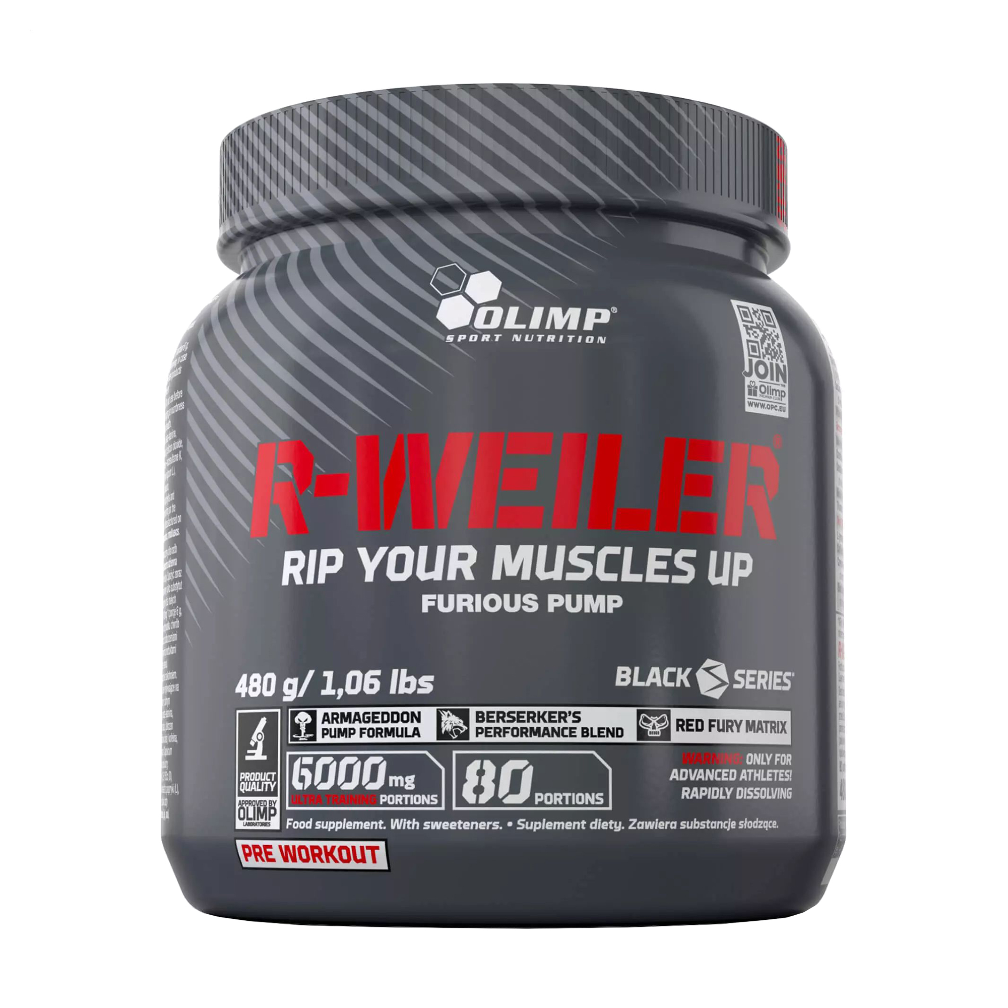 Передтренувальний комплекс Olimp Sport Nutrition R-Weiler Пунш, в порошку, 480 г