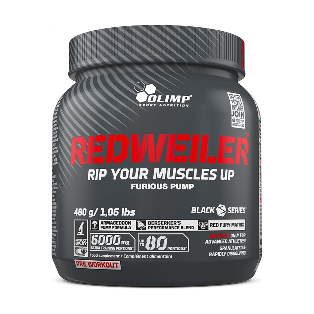 Передтренувальний комплекс Olimp Sport Nutrition Redweiler Чорниця, в порошку, 480 г