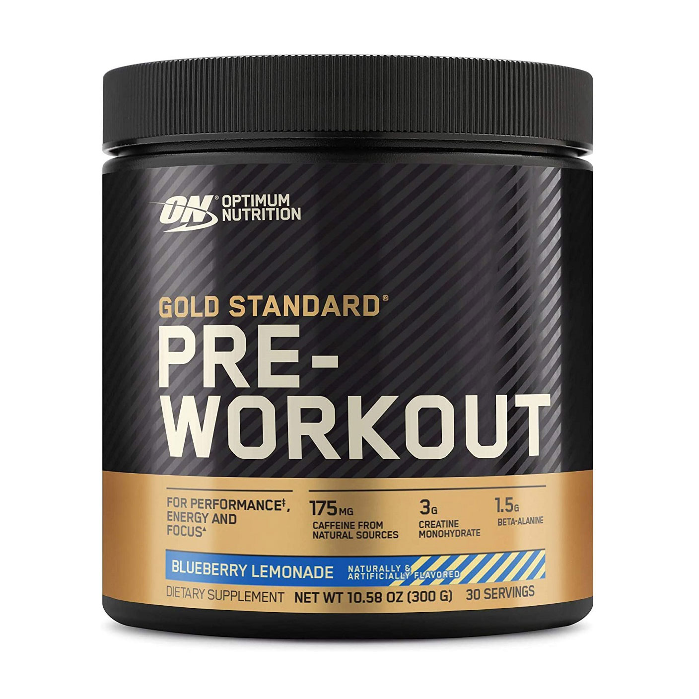 Передтренувальний комплекс Optimum Nutrition Gold Standard Pre-Workout Чорничний лимонад, в порошку, 300 г