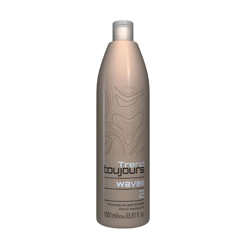 Перманент Trend Toujours Waves 2 Perm для слабкого та фарбованого волосся, 1 л