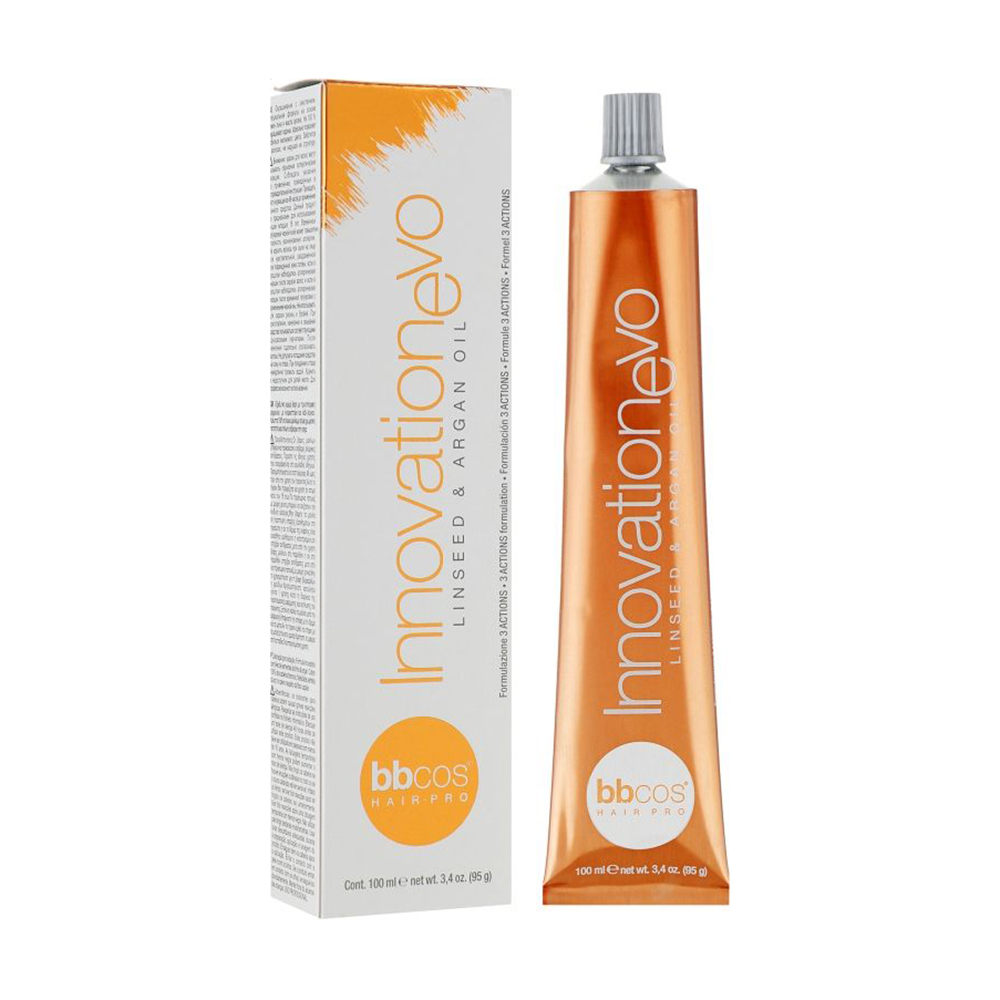 Перманентна фарба для волосся BBcos InnovationEvo Hair Color Cream, 8/72 Горіх світлий, 100 мл