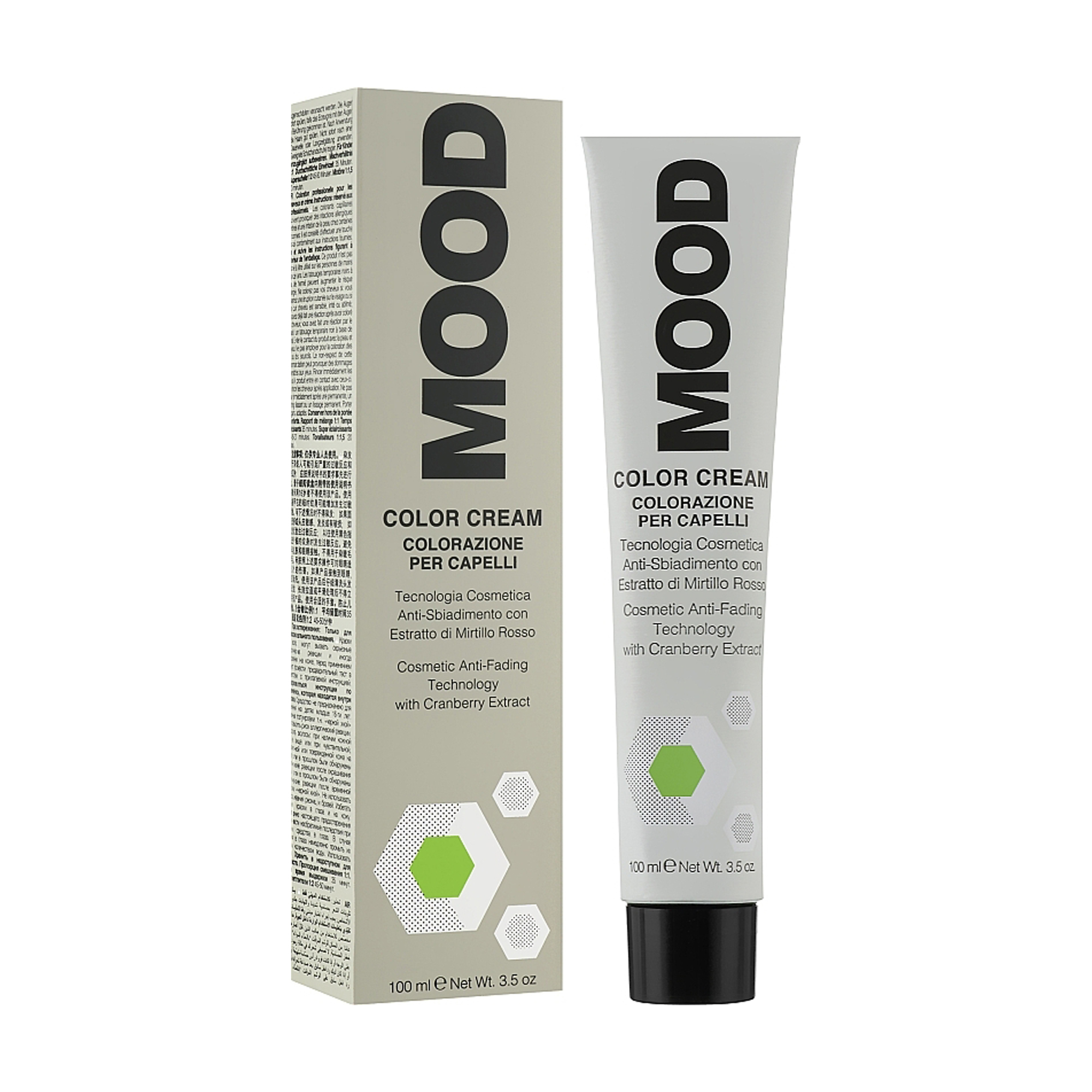 Перманентна крем-фарба для волосся Mood Color Cream 7.48 Havana Blonde, 100 мл