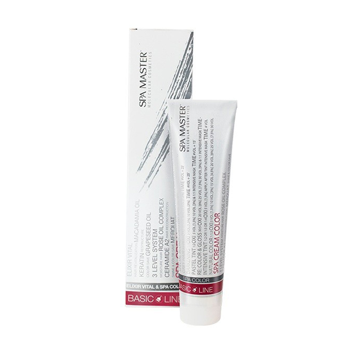 Перманентна крем-фарба для волосся Spa Master Basic Line Spa Cream Color 88/OONN Світлий блонд посилений, 100 мл