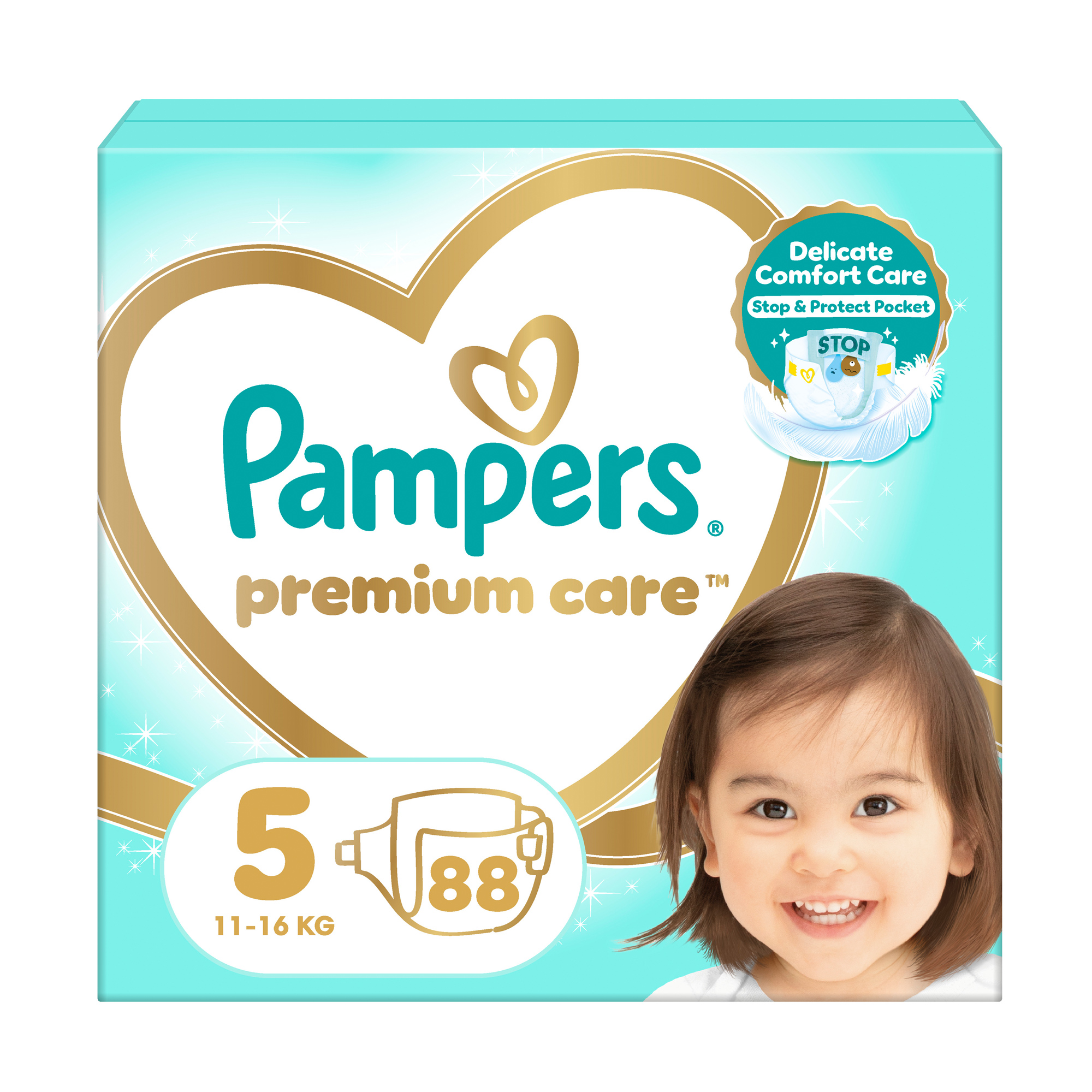 Підгузки Pampers Premium Care розмір 5 (11-16 кг), 88 шт