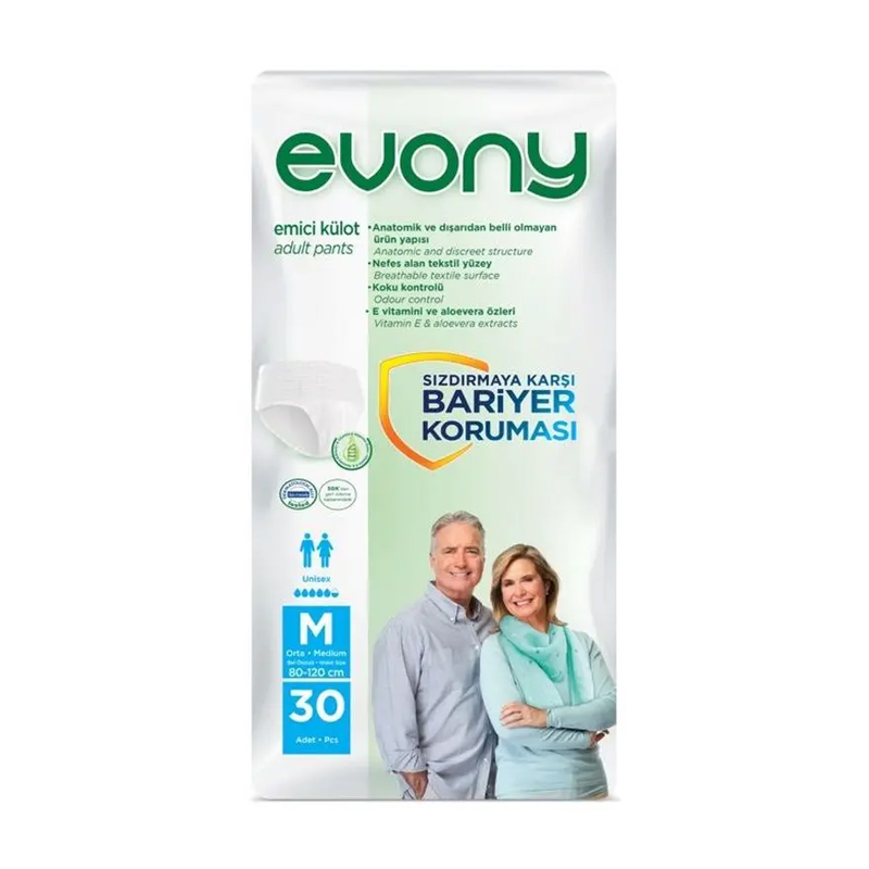 Підгузки-труси для дорослих Evony 2 Medium, 30 шт