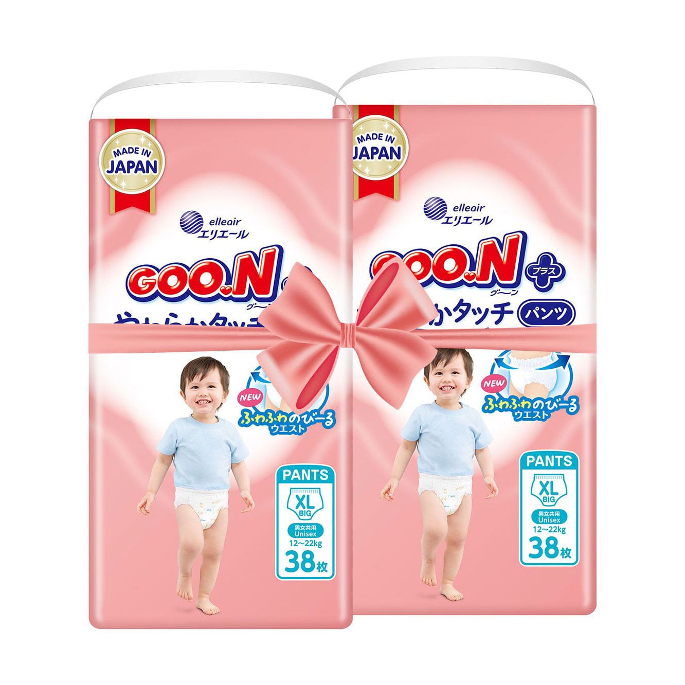 Підгузки-трусики Goo.N Plus розмір XL (12-20 кг), 76 шт