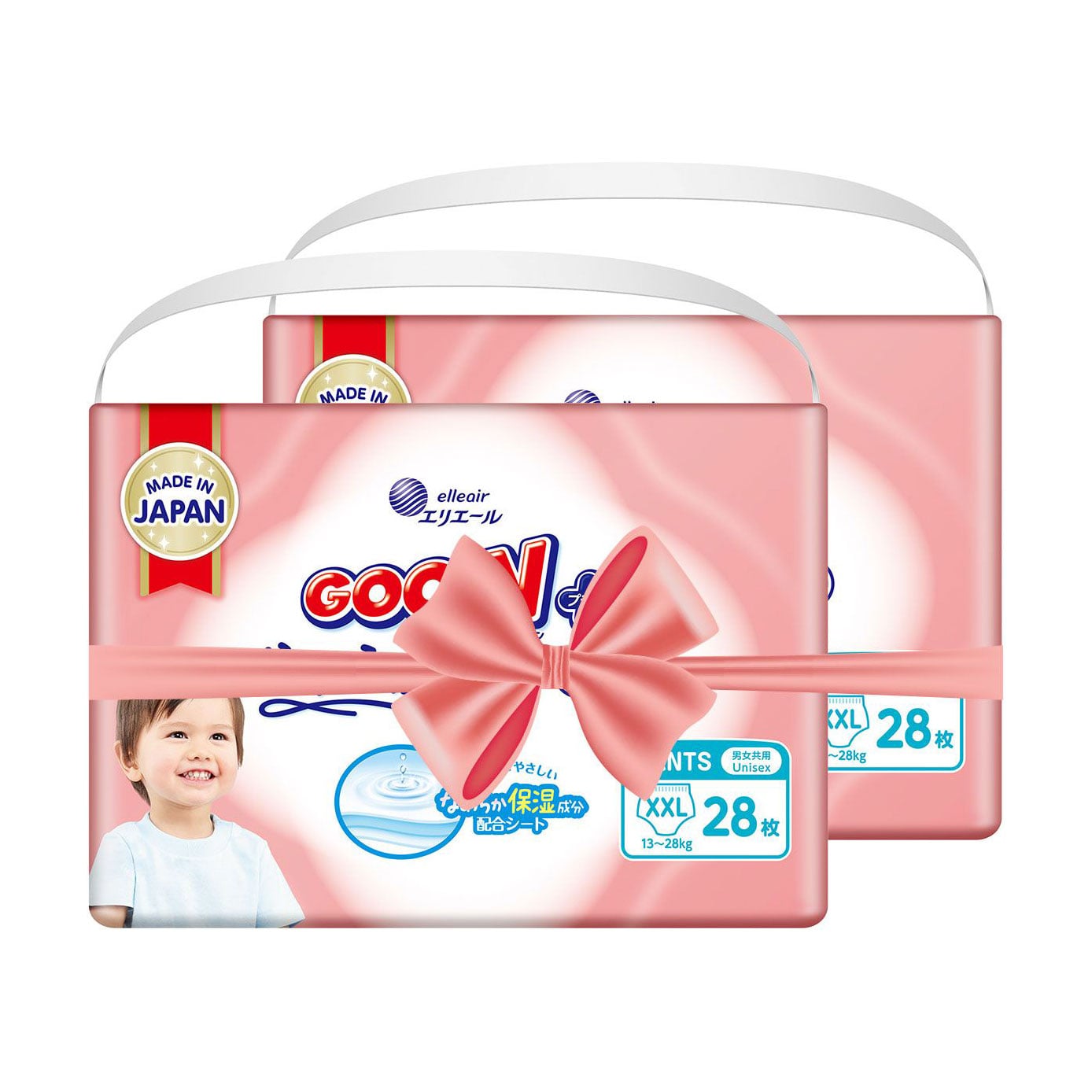 Підгузки-трусики Goo.N Plus розмір XXL (13-28 кг), 56 шт