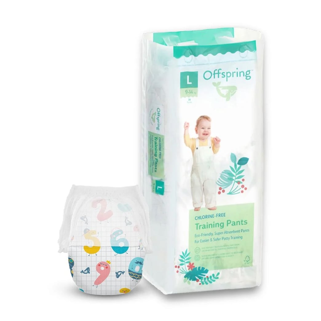Підгузки-трусики Offspring Fun Figures, розмір L (9-14 кг), 36 шт