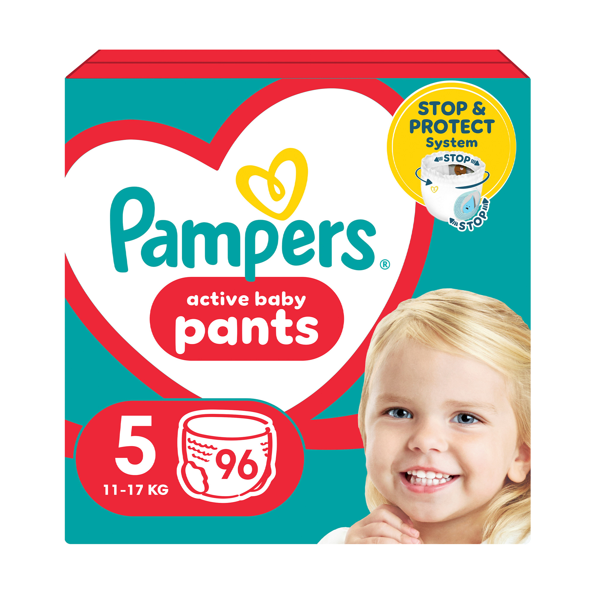 Підгузки-трусики Pampers Active Baby Pants розмір 5 (11-17 кг), 96 шт