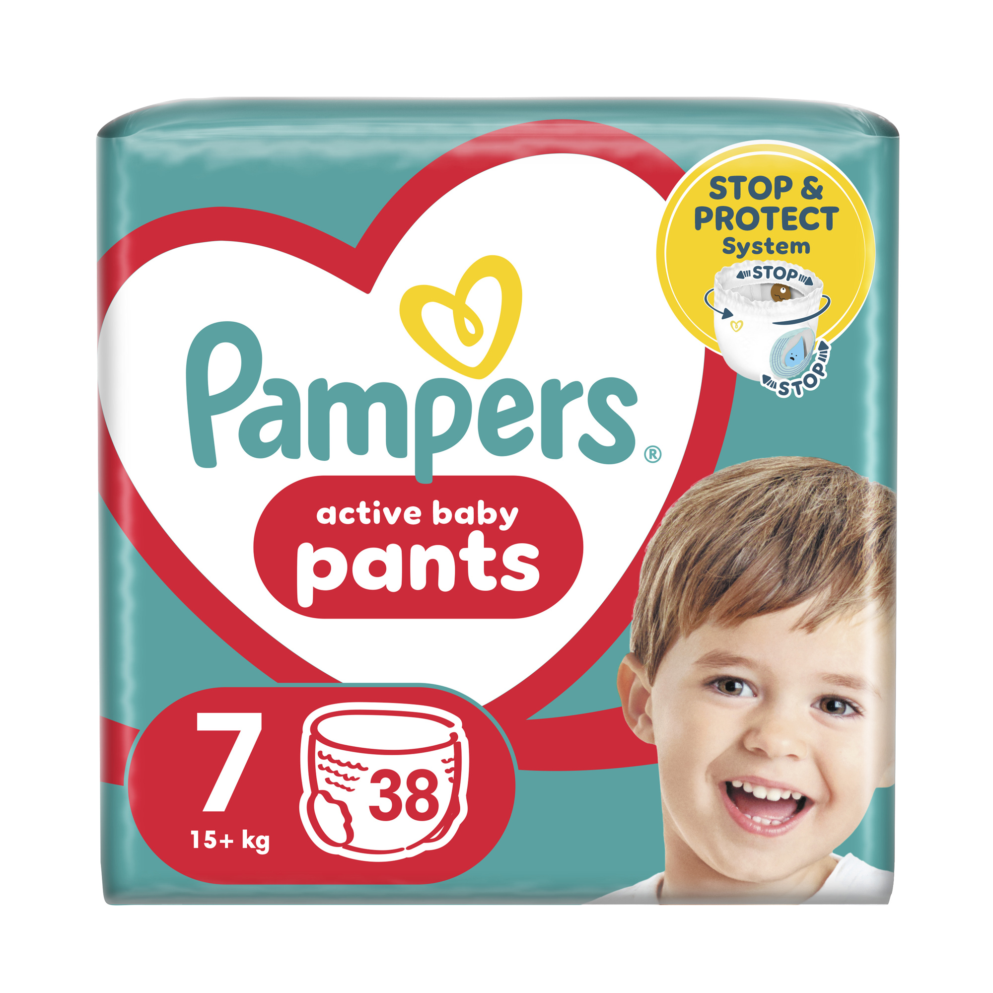 Підгузки-трусики Pampers Active Baby Pants розмір 7 (15+ кг), 38 шт