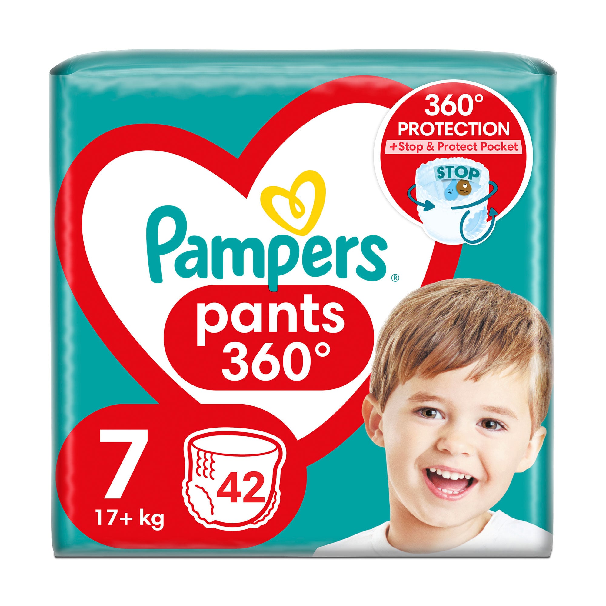 Підгузки-трусики Pampers Active Baby Pants розмір 7 (15+ кг), 42 шт