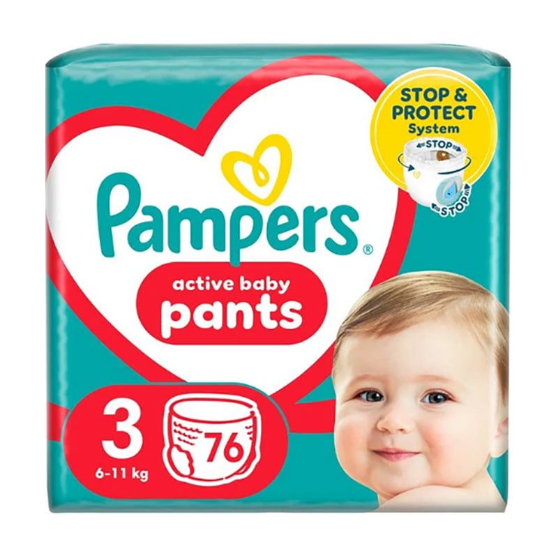 Підгузки-трусики Pampers Pants розмір 3 (6-11 кг), 76 шт