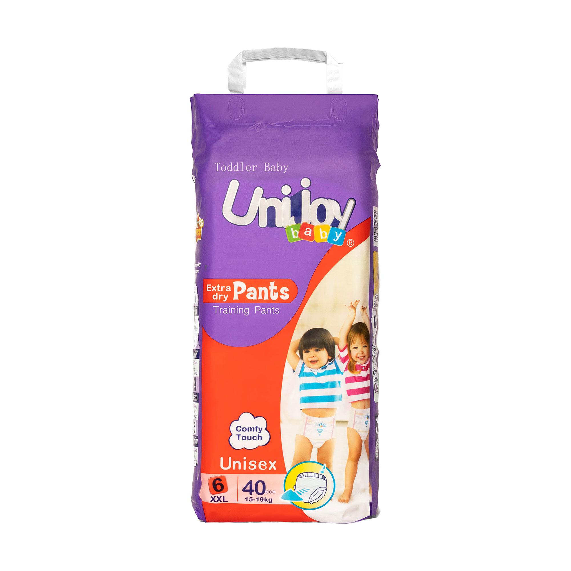Підгузки-трусики Unijoy Training розмір XXL (15-19 кг), 40 шт