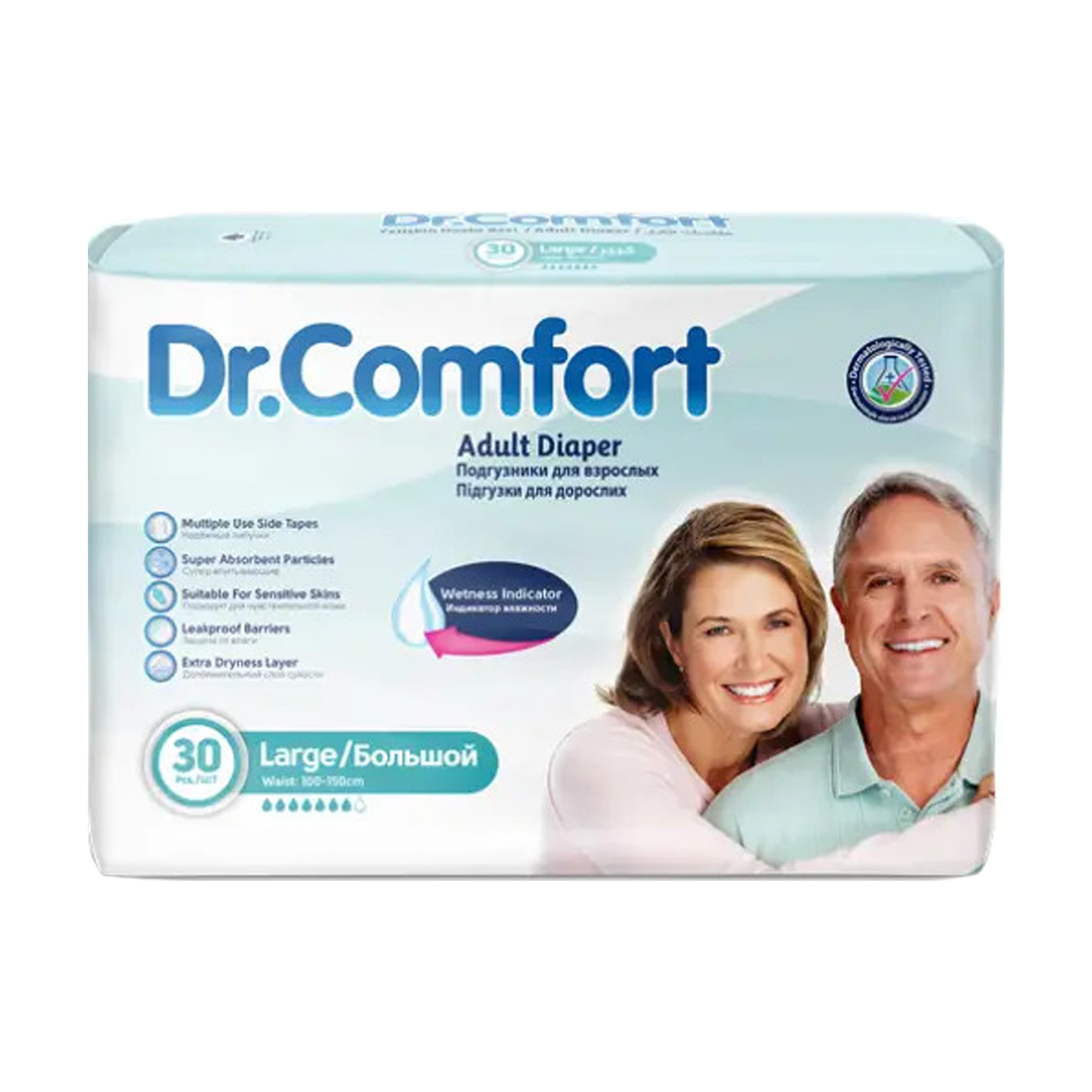 Підгузники для дорослих Dr Comfort Large 100-150 см, 30 шт