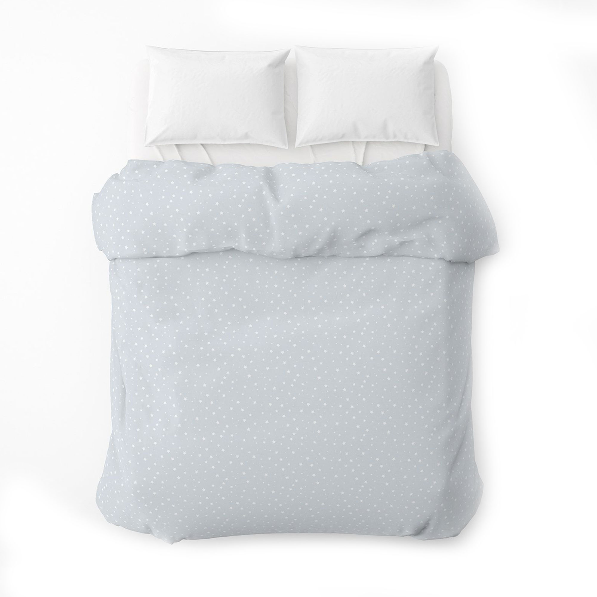 Підковдра бязева Home Line Зорі різні, сіро-блакитна, 145*215 см (175324)