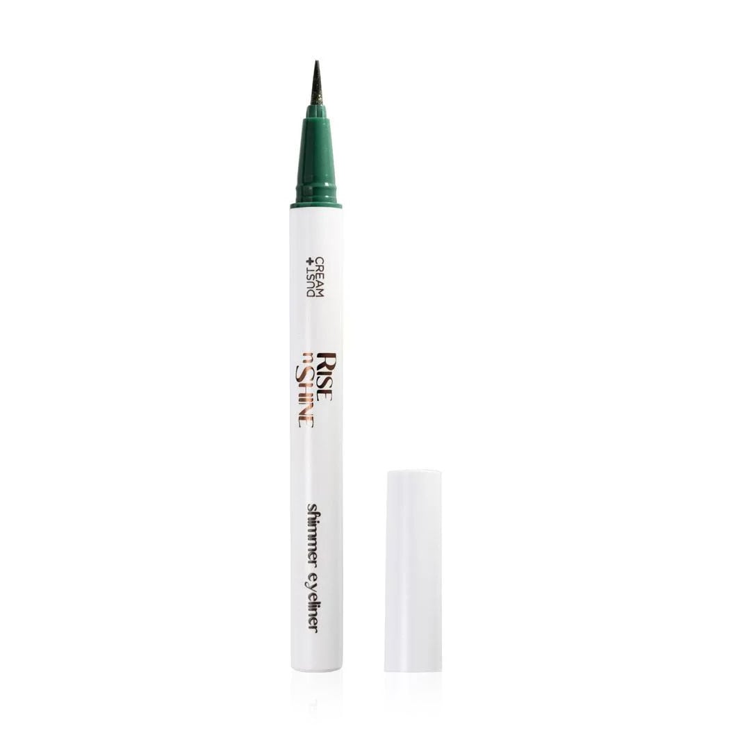Підводка для очей DUST+CREAM Rise N Shine Shimmer Eyeliner, Green, 0.5 мл