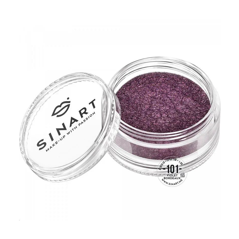 Пігмент для повік Sinart Make-Up With Passion, 101 Violet Bordeaux, 1 г