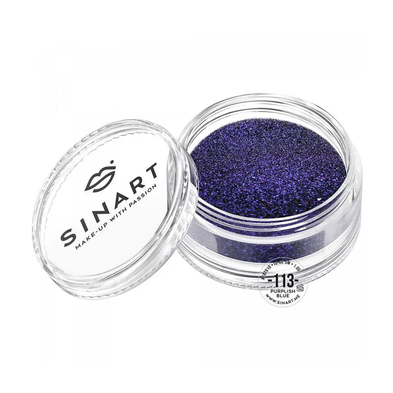 Пігмент для повік Sinart Make-Up With Passion, 113 Purplish Blue, 1 г