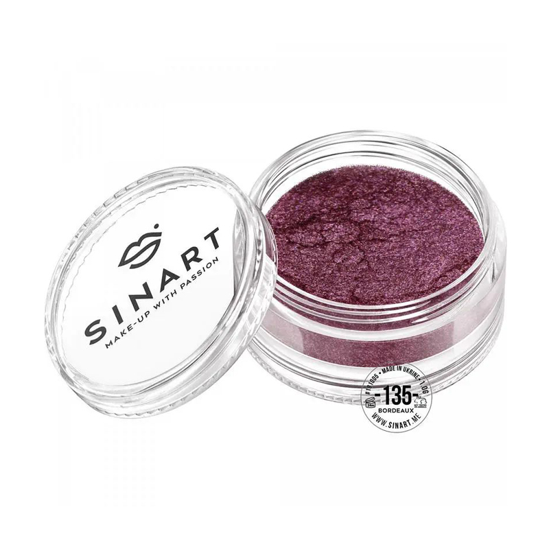 Пігмент для повік Sinart Make-Up With Passion, 135 Bordeaux, 1 г