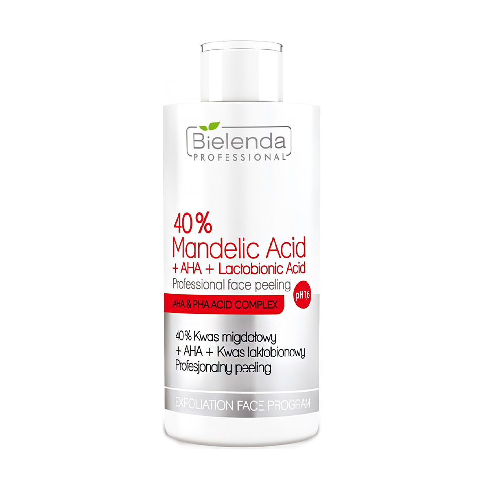 Пілінг для обличчя Bielenda Professional Exfoliation Face Program 40% Mandelic Acid + AHA + Lactobionic Acid Professional Face Peeling, 150 г