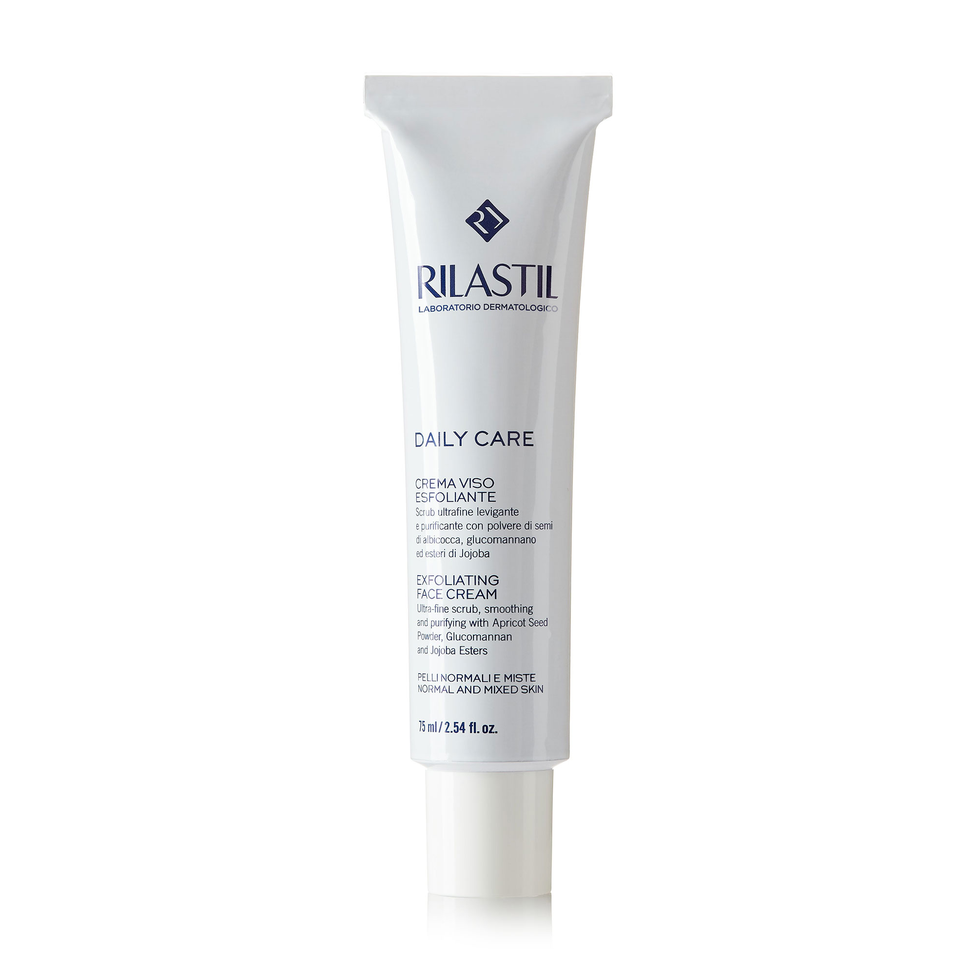 Пілінг для обличчя Rilastil Daily Care Exfoliating Face Cream для нормальної та комбінованої шкіри, 75 мл