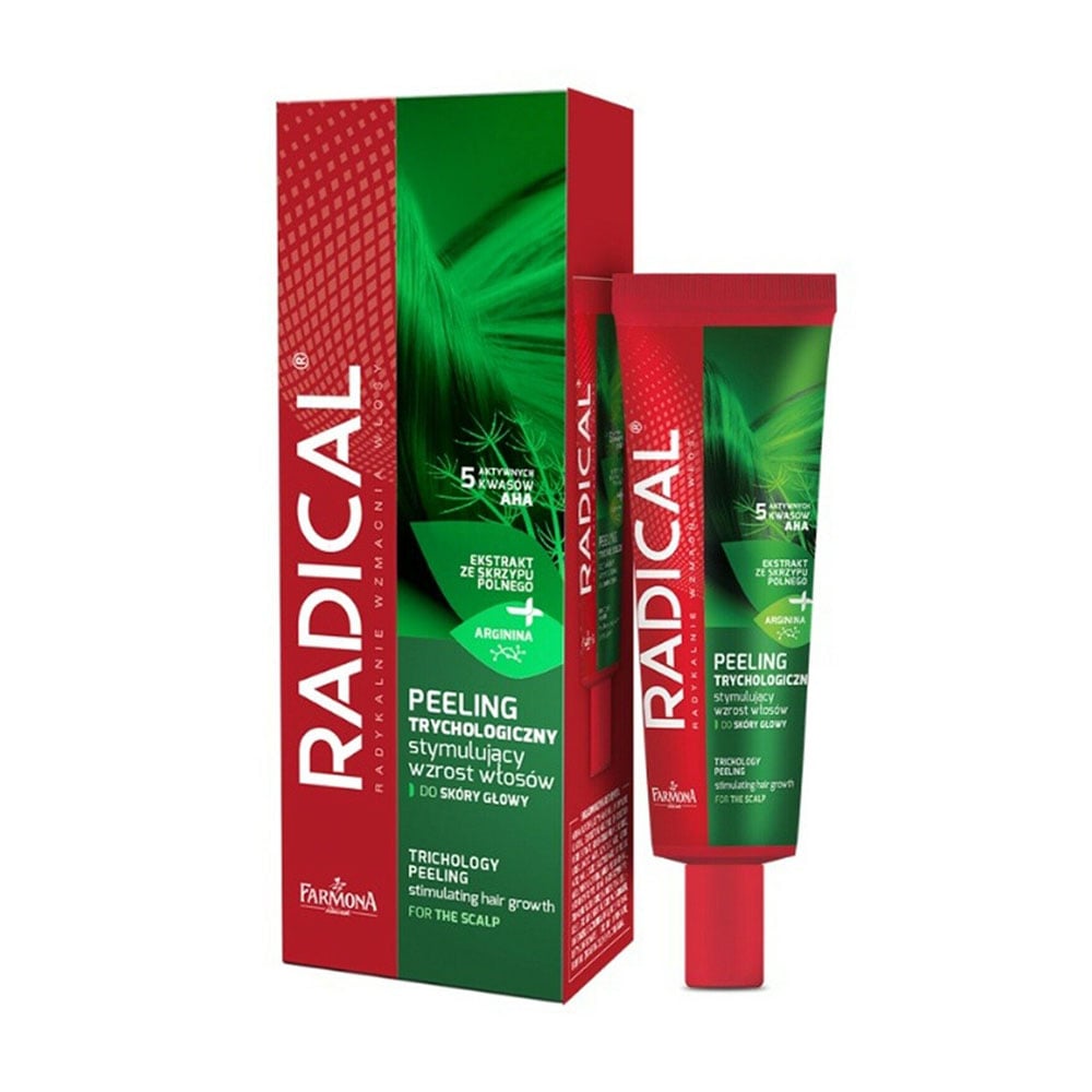 Пілінг для шкіри голови, що стимулює ріст волосся Farmona Radical Peeling, 75 мл