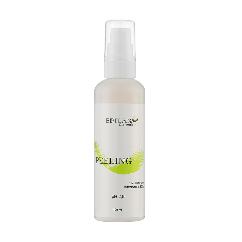 Пілінг для тіла Epilax Silk Touch Peeling з молочною кислотою 50% pH 2.9, 100 мл