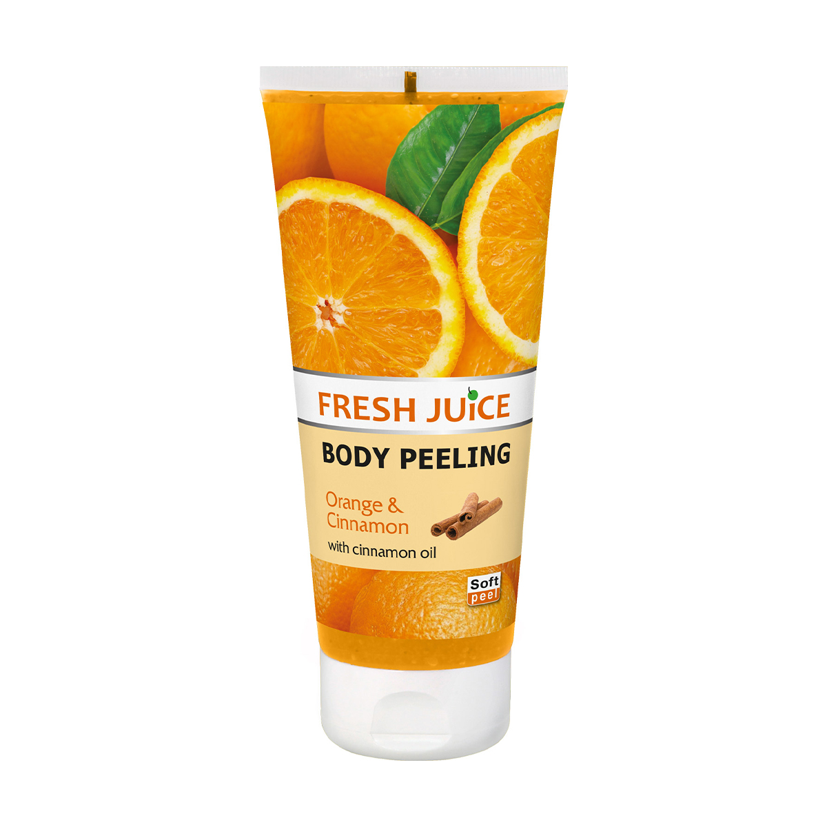 Пілінг для тіла Fresh Juice Orange &amp; Cinnamon з олією кориці, 200 мл