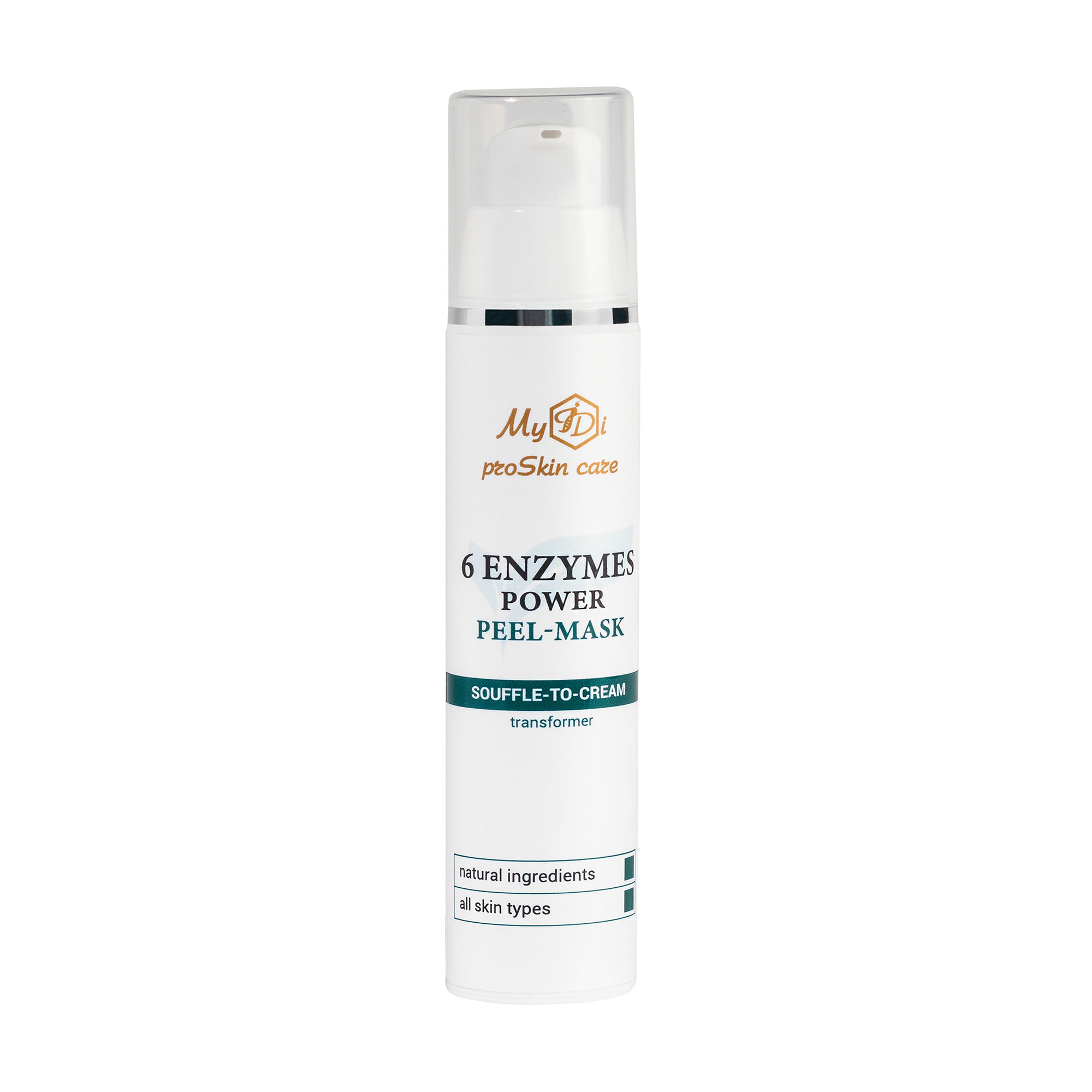 Пілінг-маска для обличчя MyIDi 6 Enzymes Power Peel-Mask Сила 6 ензимів, для всіх типів шкіри, 50 мл