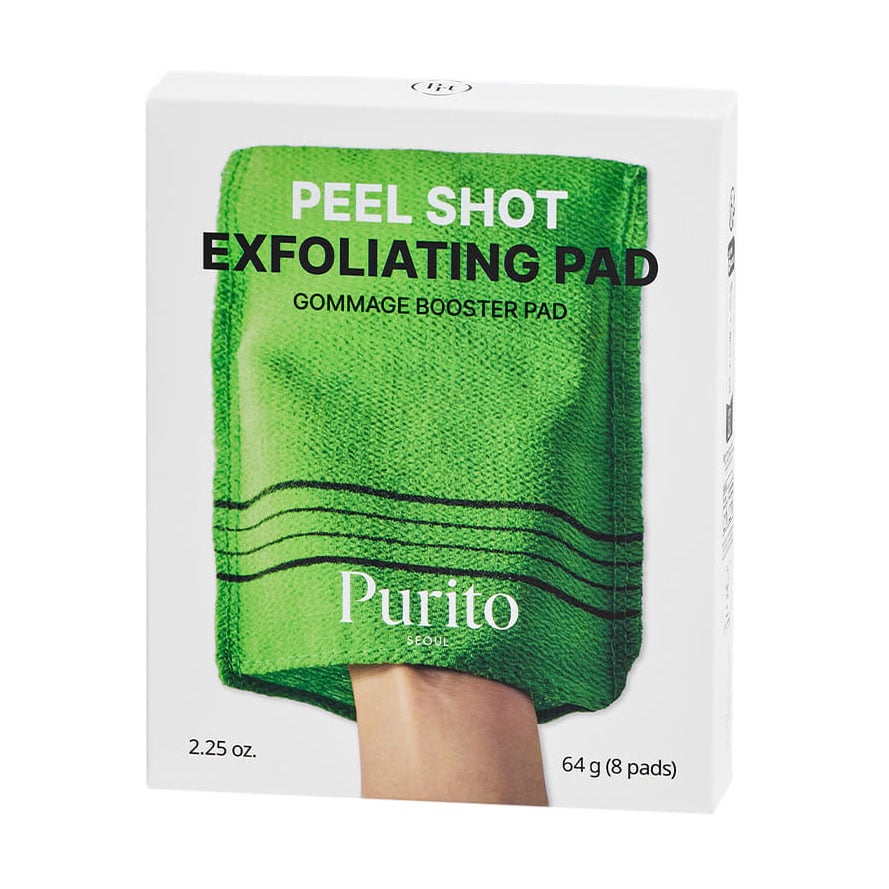 Пілінг-пад для обличчя Purito Seoul Peel Shot Exfoliating Pad з деревним вугіллям та ензимами, 8*8 г