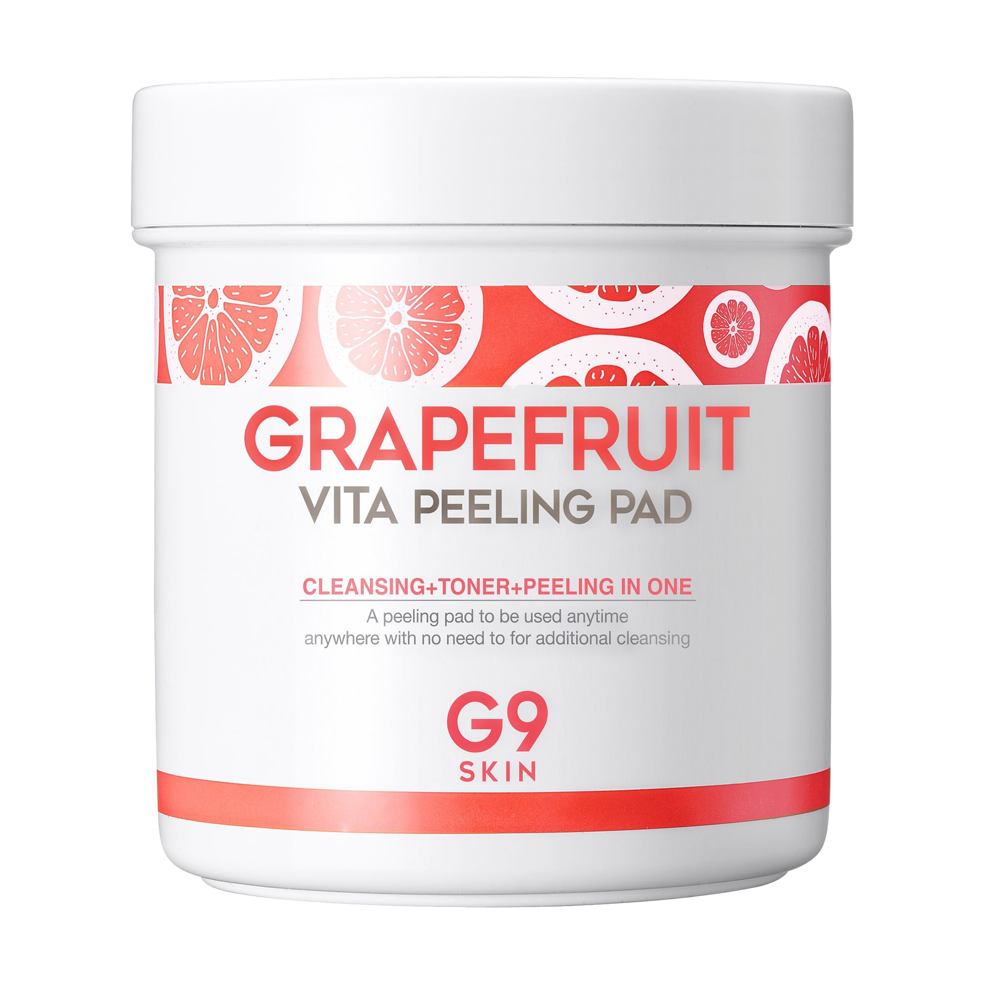 Пілінг-пади для обличчя G9Skin Grapefruit Vita Peeling Pad, 100 шт