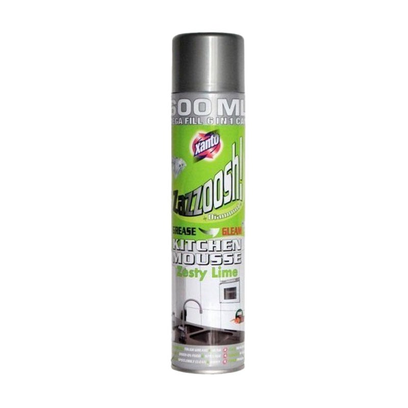 Піна для чищення кухні Xanto Zazzoosh! Diamond Kitchen Mousse Zesty Lime з запахом лимону, 500 мл
