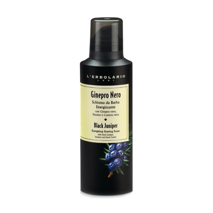 Піна для гоління L'Erbolario Black Juniper Energising Shaving Foam Чорний Ялівець, 200 мл