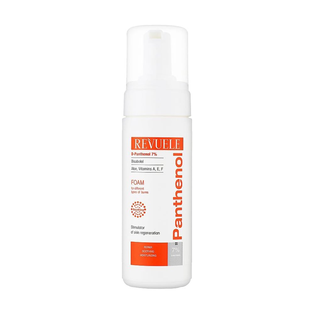 Піна для оброблення шкіри Revuele Panthenol Foam For Different Burns Types при різних типах опіків, з пантенолом, 150 мл