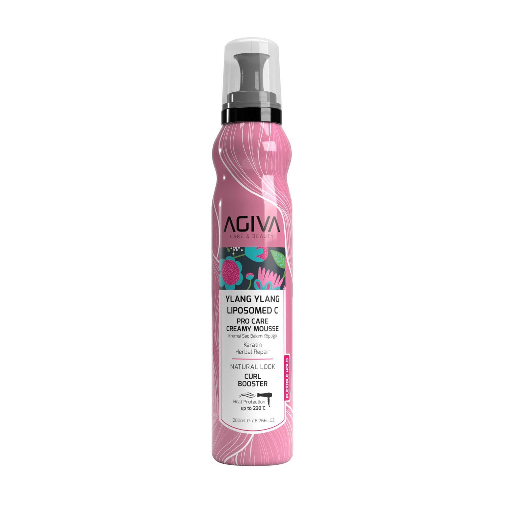 Піна для волосся Agiva Ylang Ylang Liposomed C Pro Care Creamy Mousse Еластична фіксація, 200 мл