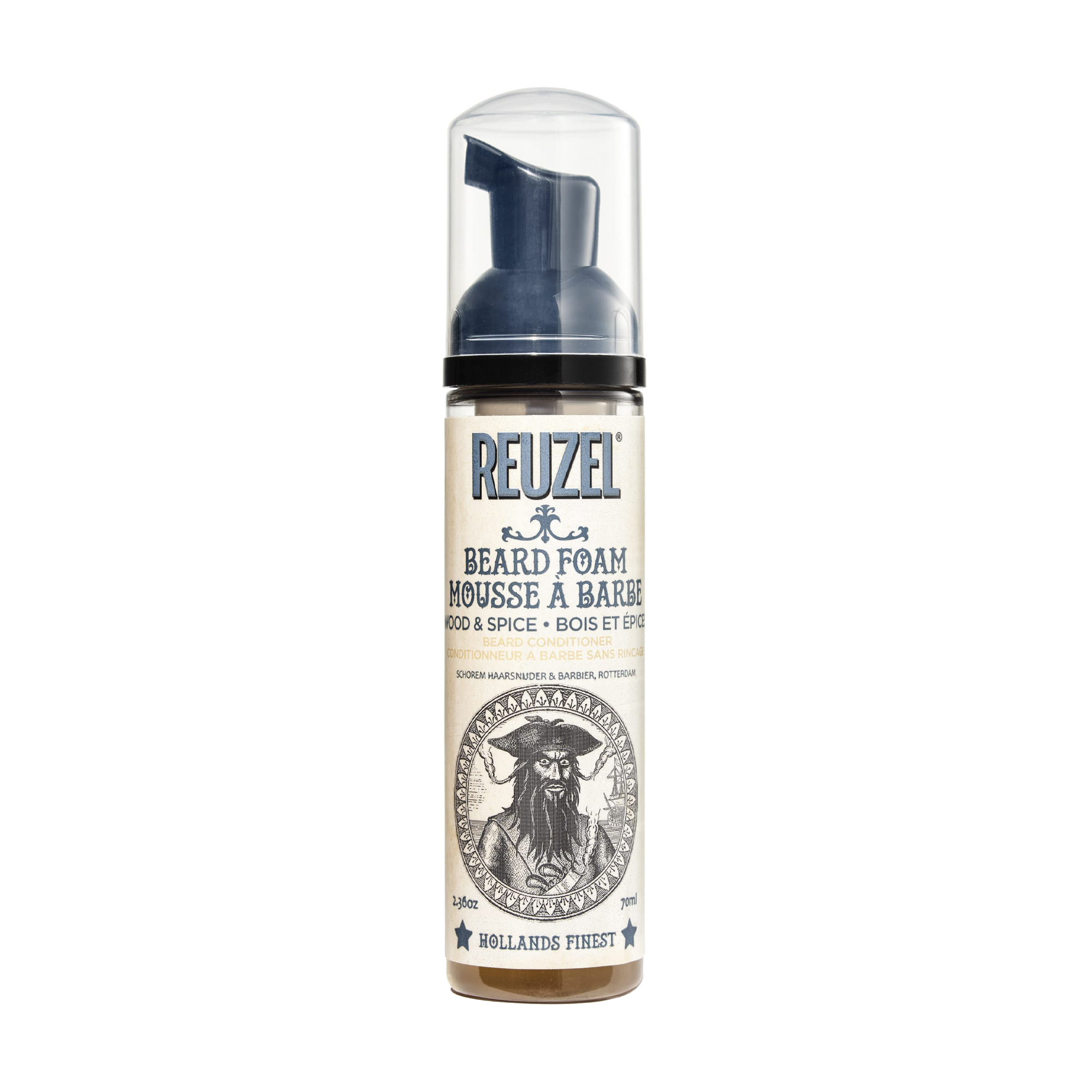 Піна-кондиціонер для бороди Reuzel Beard Foam Wood And Spice, 70 мл