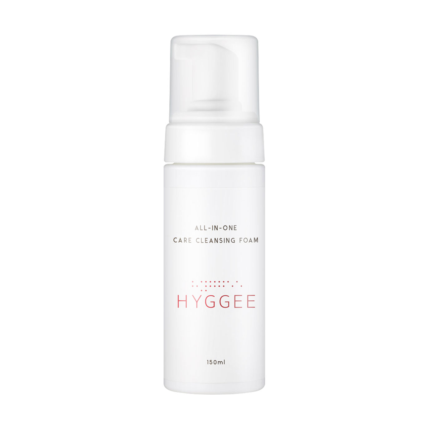 Пінка для ефективного та делікатного очищення обличчя Hyggee All-In-One Care Cleansing Foam, 150 мл