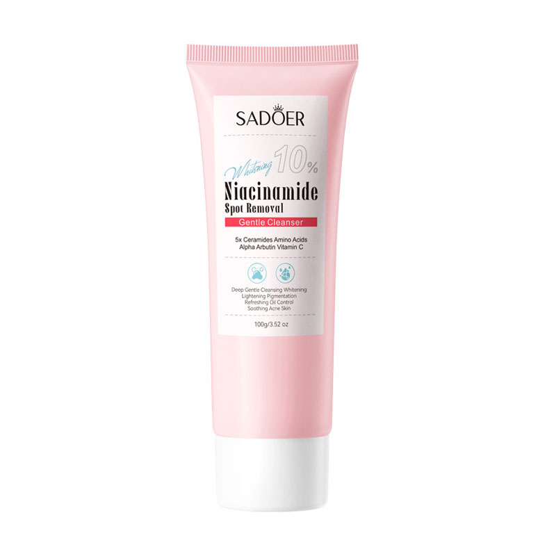 Пінка для обличчя Sadoer Niacinamide Spot Removal Gentle Cleanser проти пігментних плям, з ніацинамідом, 100 г