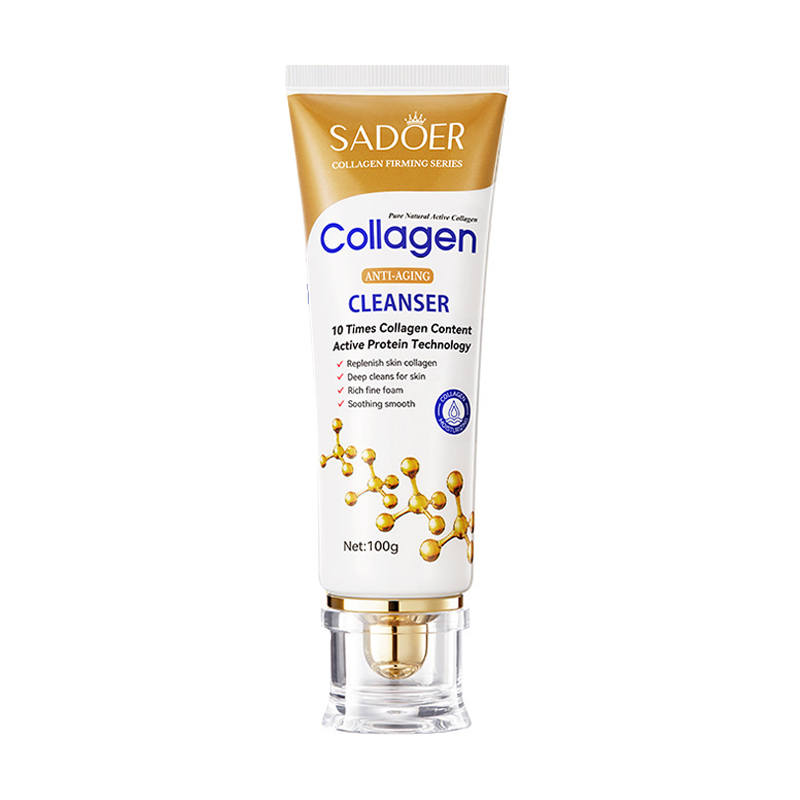 Пінка для обличя Sadoer Collagen Anti-Aging Cleanser з колагеном, 100 г