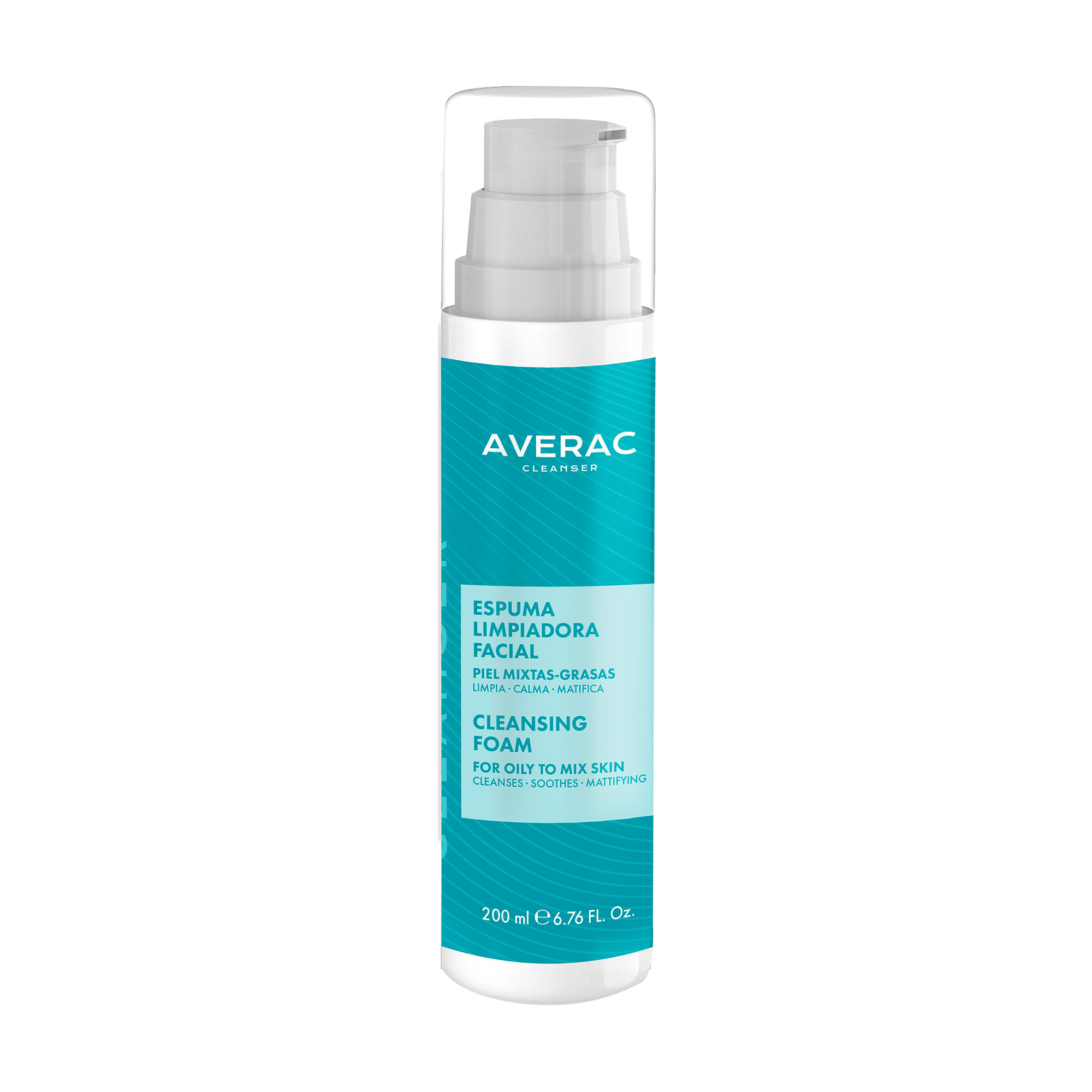 Пінка для вмивання Averac Cleansing Foam для жирної та комбінованої шкіри, 200 мл