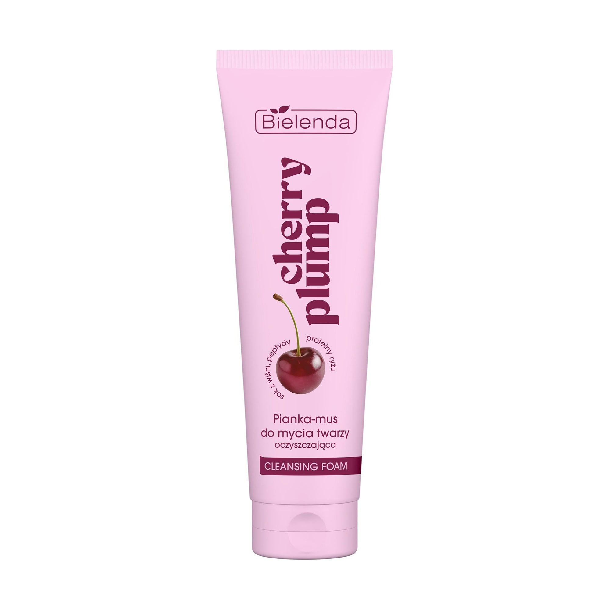 Пінка для вмивання Bielenda Cherry Plump Cleansing Foam, 130 г