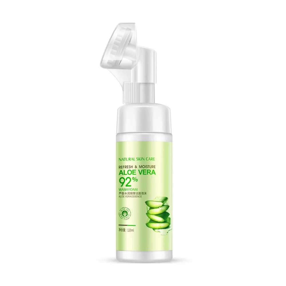 Пінка для вмивання Bioaqua Aloe Vera 92% Washing Foam, 120 мл