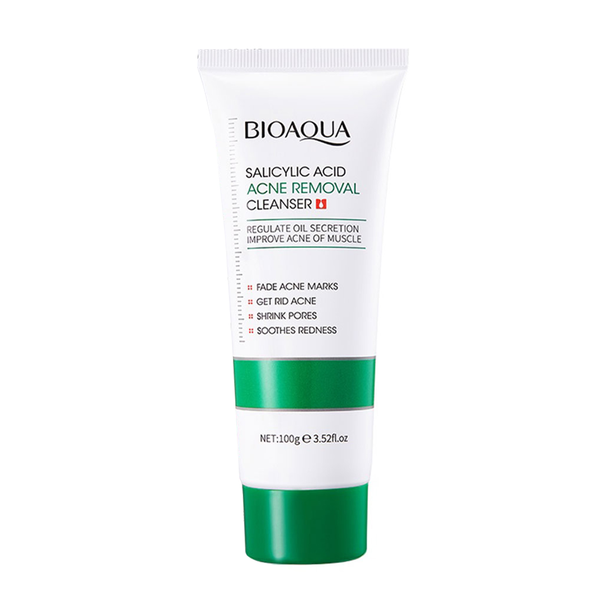 Пінка для вмивання Bioaqua Salicylic Acid Acne Removal Cleanser проти акне з саліциловою кислотою, 100 г