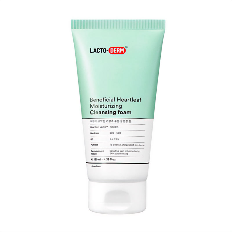 Пінка для вмивання CKD Lacto-Derm Beneficial Heartleaf Moisturizing Cleansing Foam, 130 мл