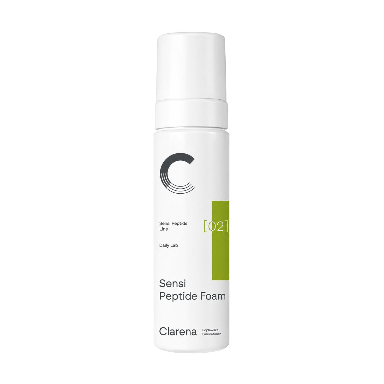 Пінка для вмивання Clarena Sensi Peptide Line Sensi Peptide Foam для чутливої шкіри обличчя, з пептидами, 200 мл