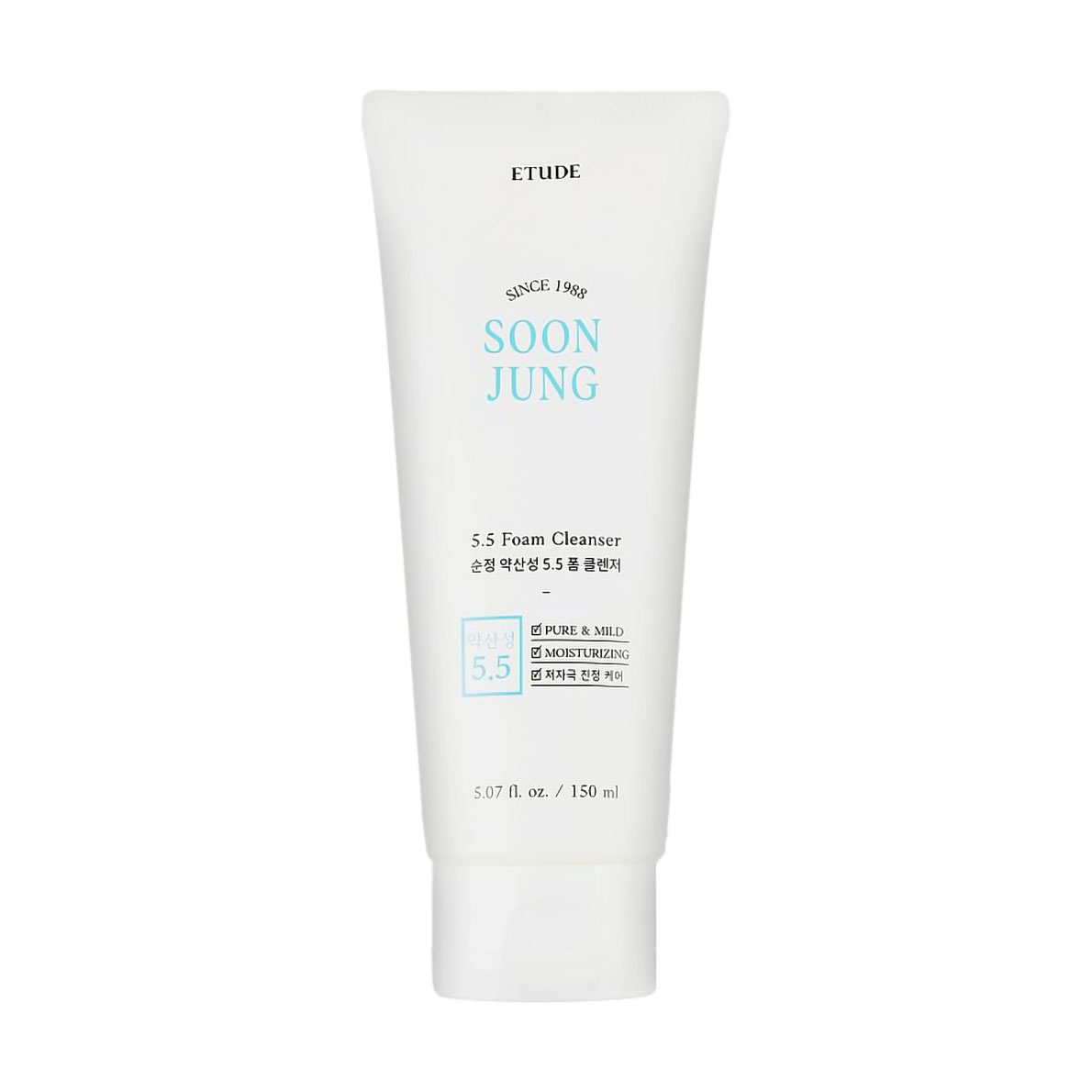 Пінка для вмивання Etude House Soon Jung pH 5.5 Foam Cleanser, 150 мл